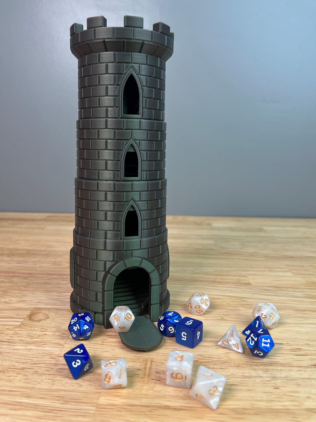 Collapsing Dice Tower STL file